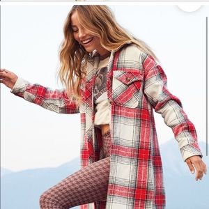 ISO!!!! Aerie Chilly Red Shacket Size Medium or Large